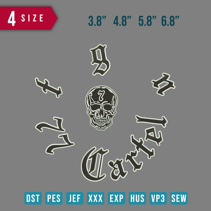 77 Cartel Skull