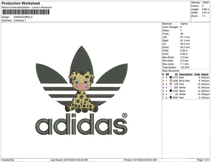 Adidas Giraffe