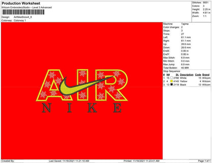 Nike Air Schnee