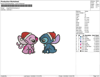 Angel and Stitch Christmas