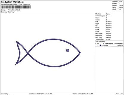 Animal Line Art B