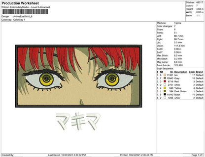 Anime Eye Girl