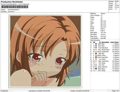 Anime Face Girl