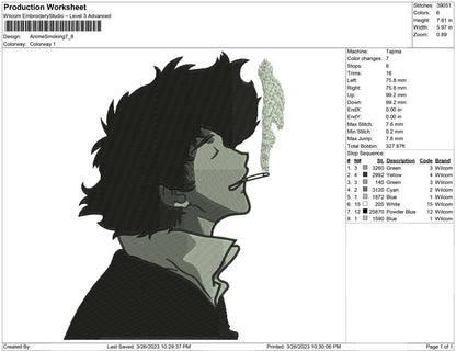 Anime Smoking