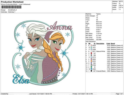 Anna and Elsa