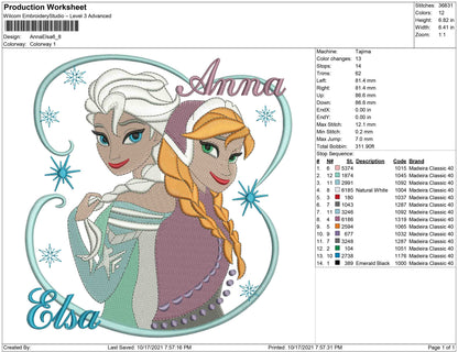Anna and Elsa