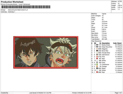 Asta and Yuno black clover