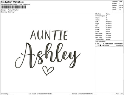 Aunty Ashley