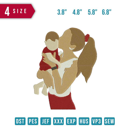 Baby und Mama