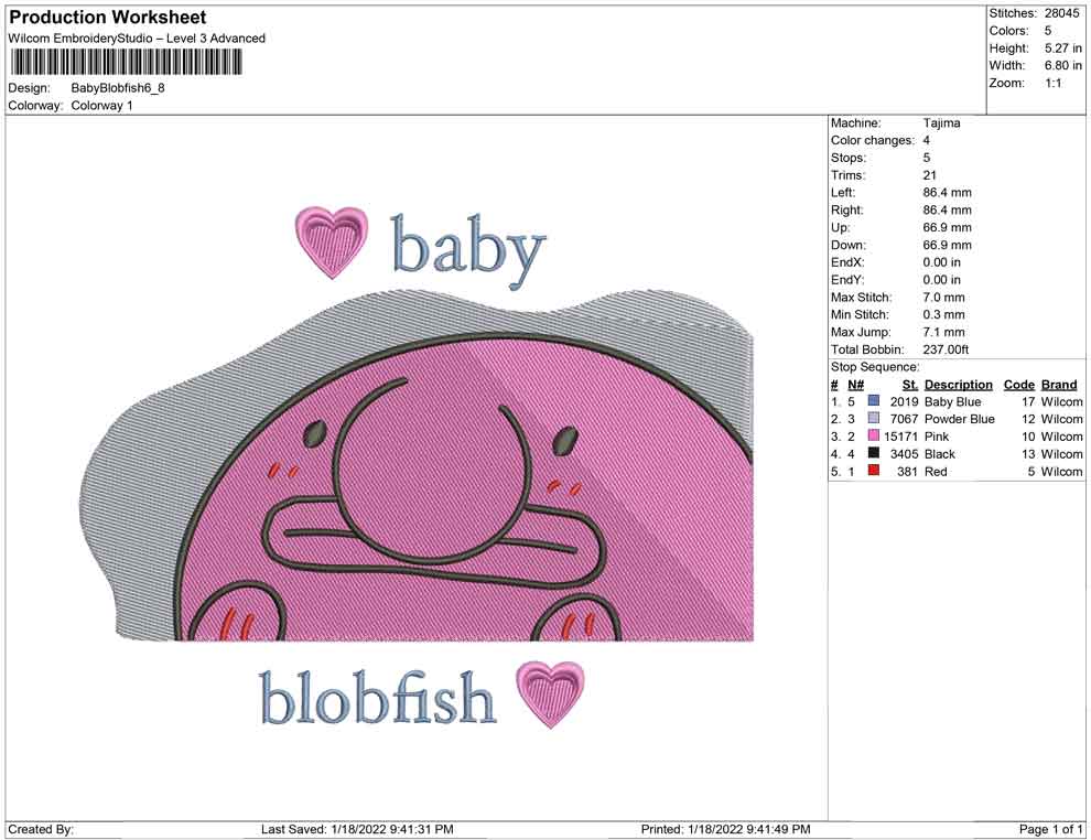 Baby Blob fish