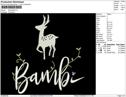 Bambi Deer