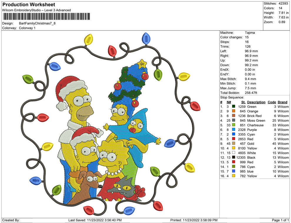 Bart Family Christmas