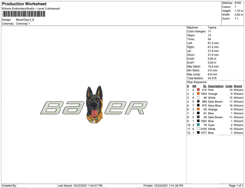 Bauer Dog