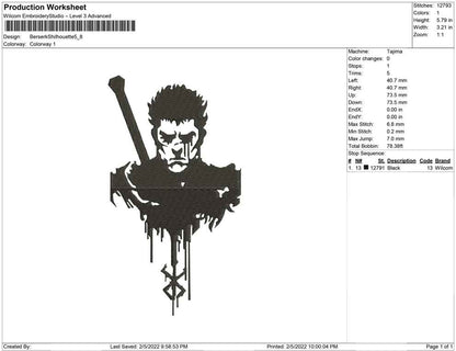 Berserk Shilhouette