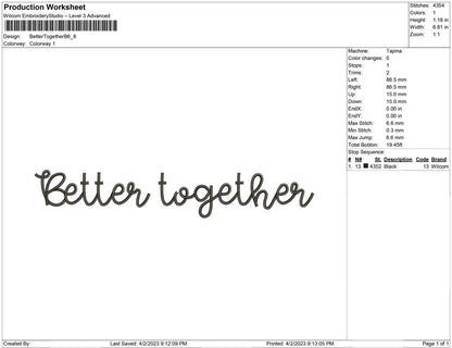 Better together B