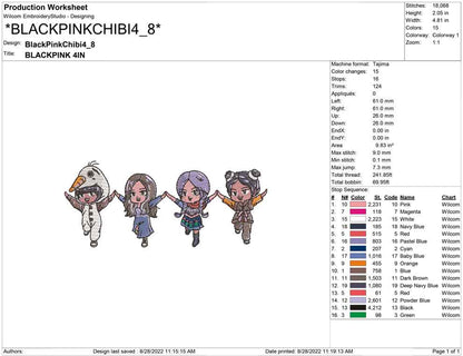 Black Pink Chibi