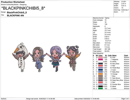 Black Pink Chibi