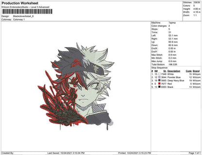 Black Clover asta