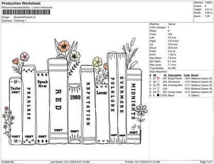 Book And Flower