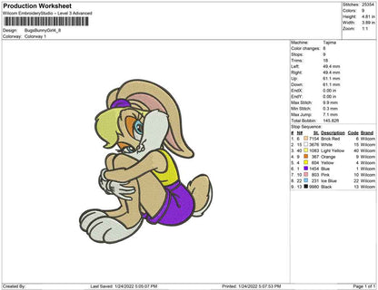 Bugs-Bunny-Mädchen