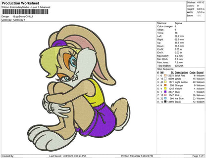 Bugs-Bunny-Mädchen