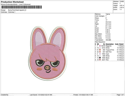 Bunny toon head regular