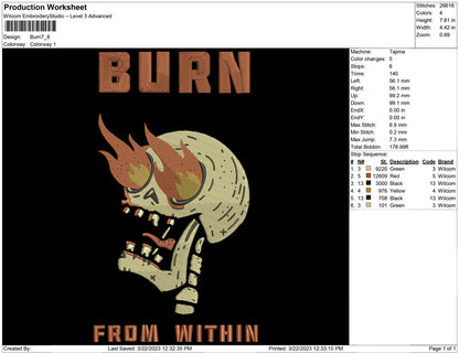 Burn Skull