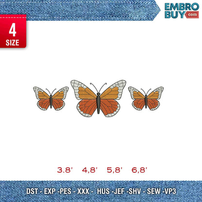 Butterfly trio