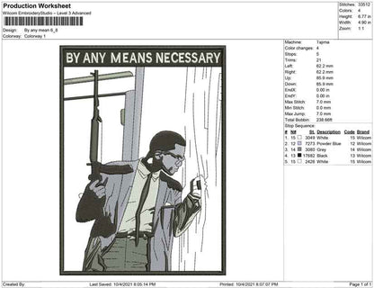 By any means necessary