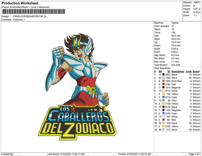 Caballeros Saint Seiya