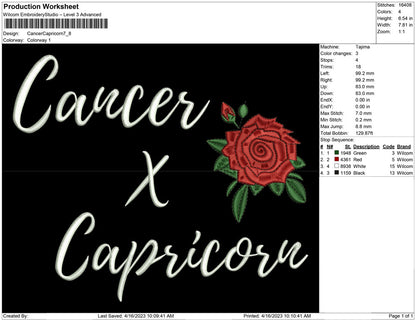 Cancer Capricorn