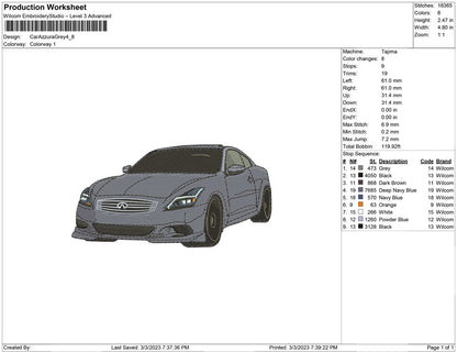 Car Azzura grey