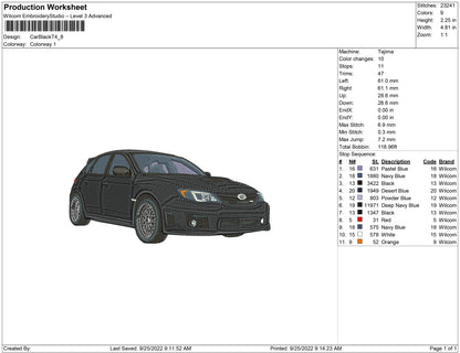 Car Black T