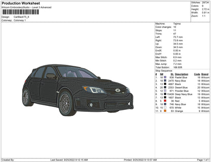 Car Black T