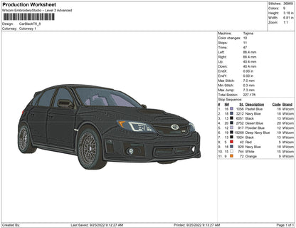 Car Black T