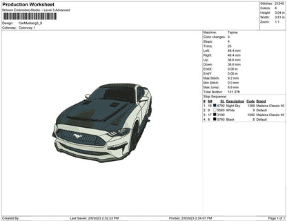 Car mustang