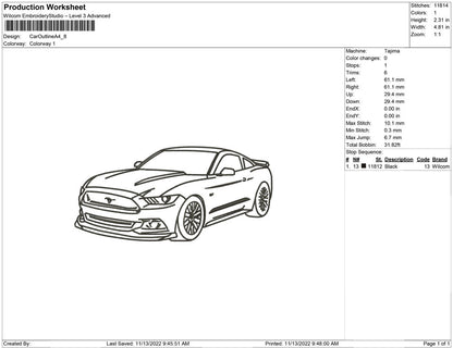 Car Outline Honda