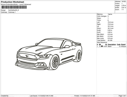 Car Outline Honda