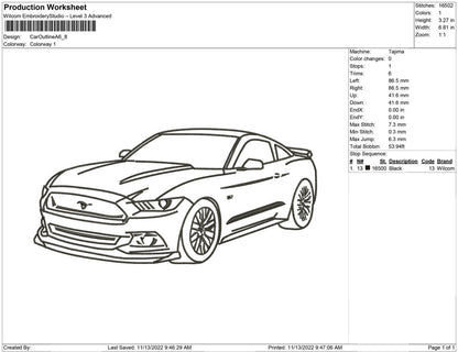 Car Outline Honda