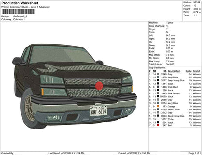Car Texas