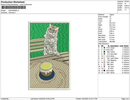 Cat Coffee B