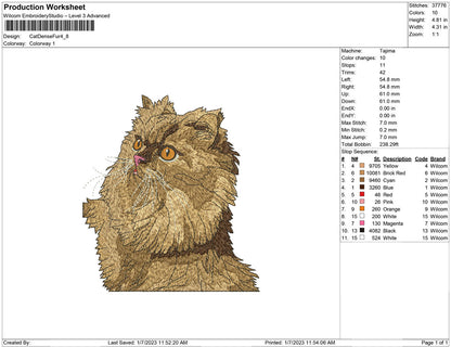 Cat Dense Fur