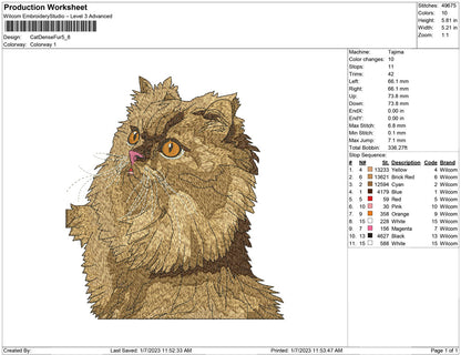 Cat Dense Fur