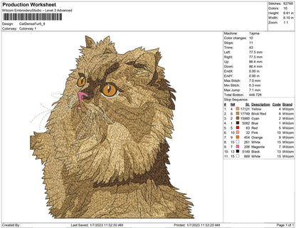 Cat Dense Fur