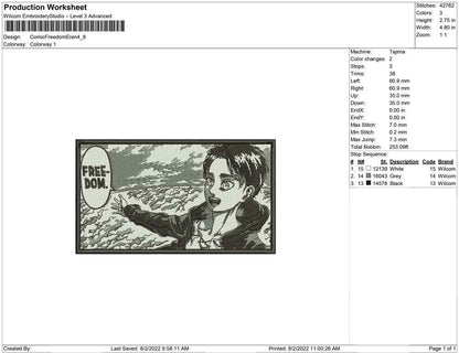 Comic Freedom Eren