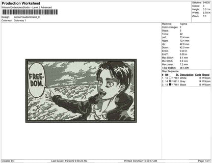 Comic Freedom Eren