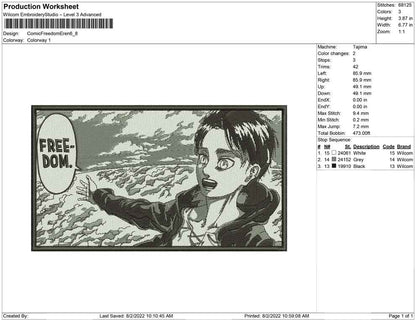 Comic Freedom Eren