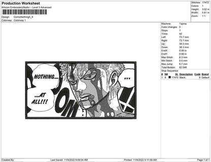 Comic Nothing zoro