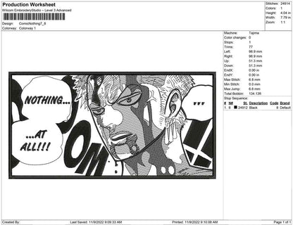 Comic Nothing zoro