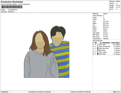 Couple No face